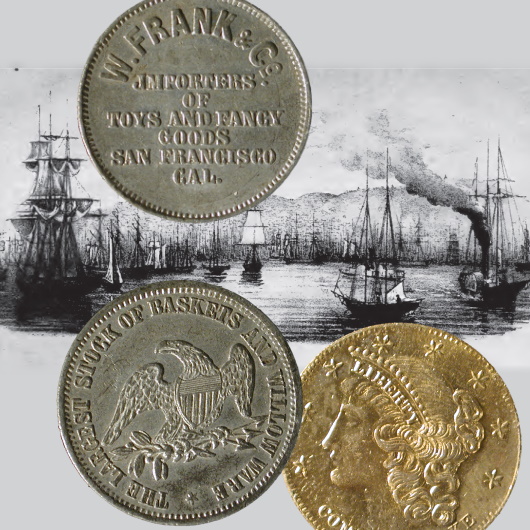 San Francisco, California Gold Rush Era tokens